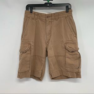 Polo Ralph Lauren Mens 30 Cotton Tan Cargo Shorts Classic Chino Pockets